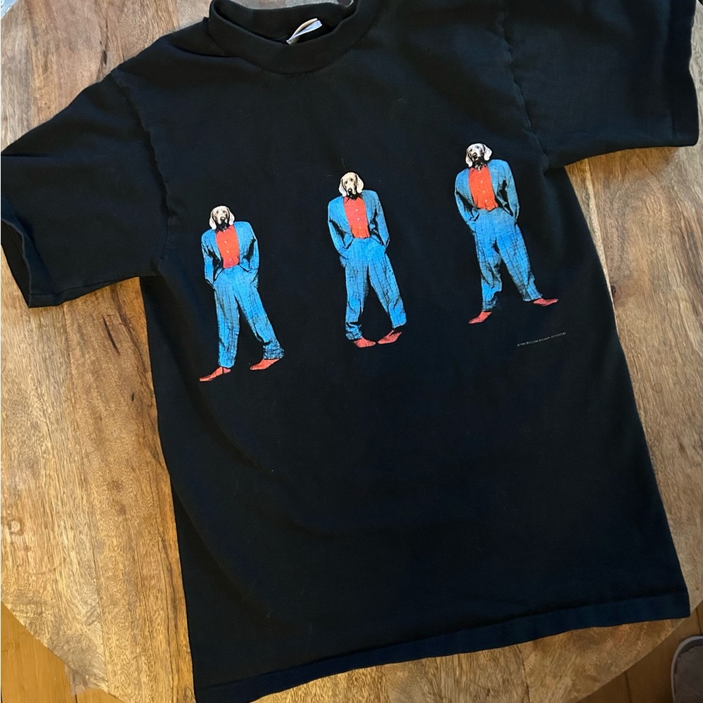 Vintage William Wegman Weimaraner t shirt size small